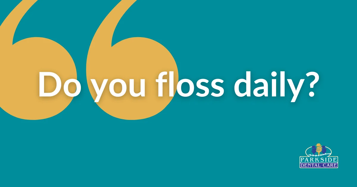 Flossing Is A Must!