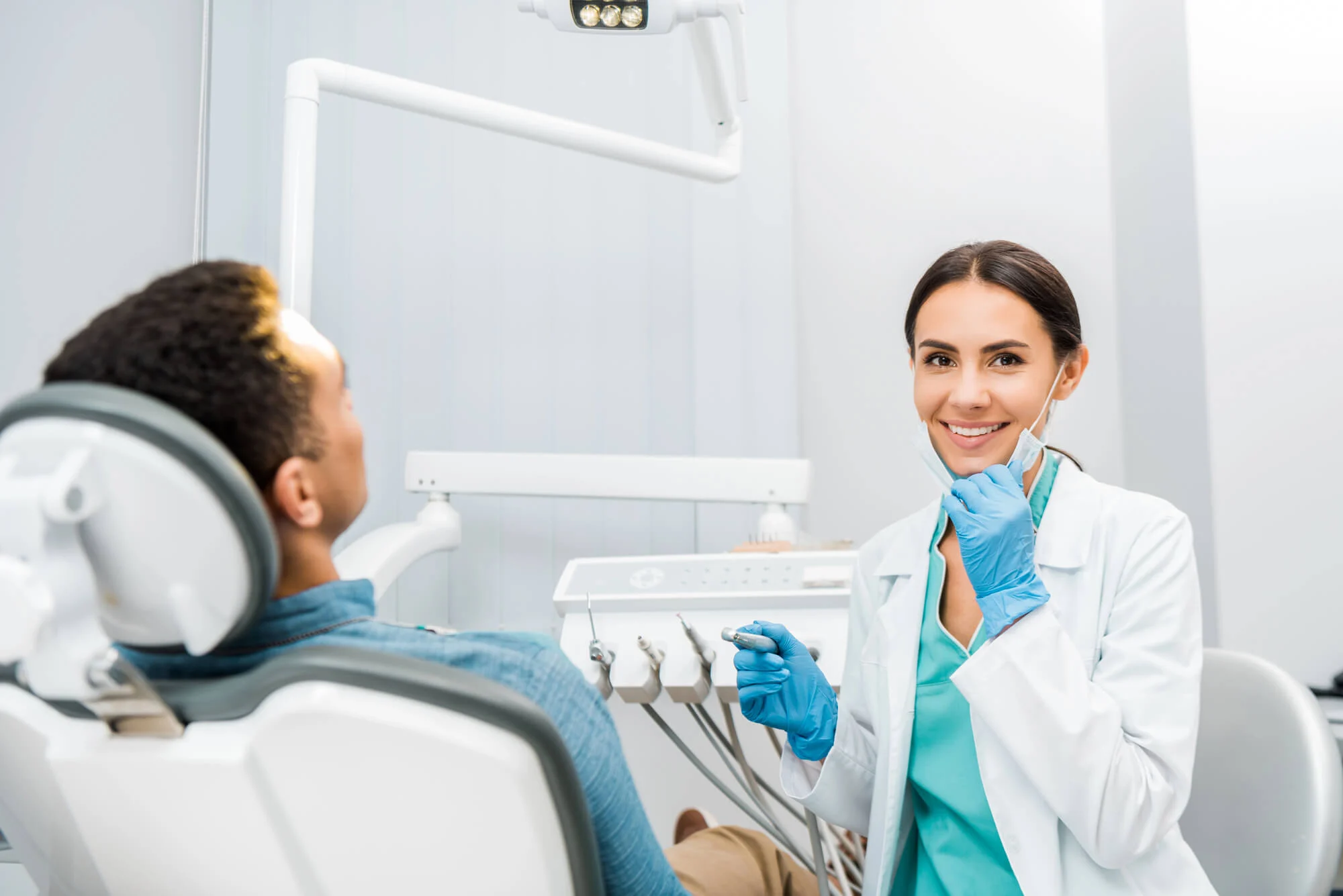 dentist in montgomery smiling