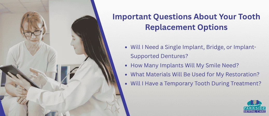 Questions About Your Recommended Tooth Replacement